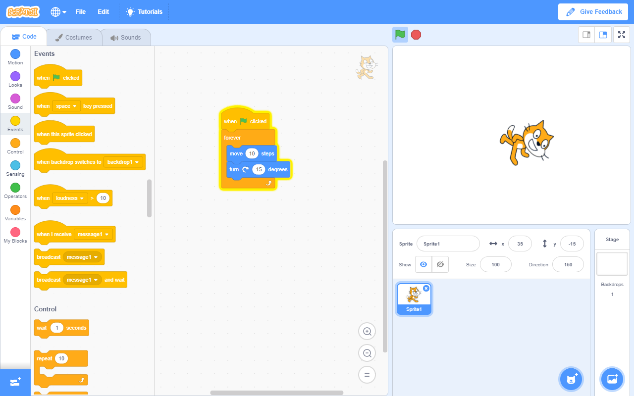 Scratch 3.0 软件界面截图